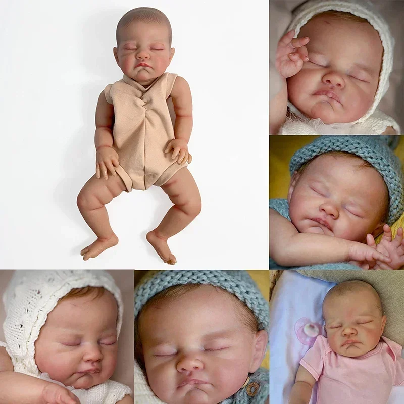20inch August Already Painted Reborn Doll Parts Sleeping Baby 3D Painting with Visible Veins and Cloth Body Included
20inch August Already Painted Reborn Doll Parts Sleeping Baby 3D Painting with Visible Veins and Cloth Body Included
