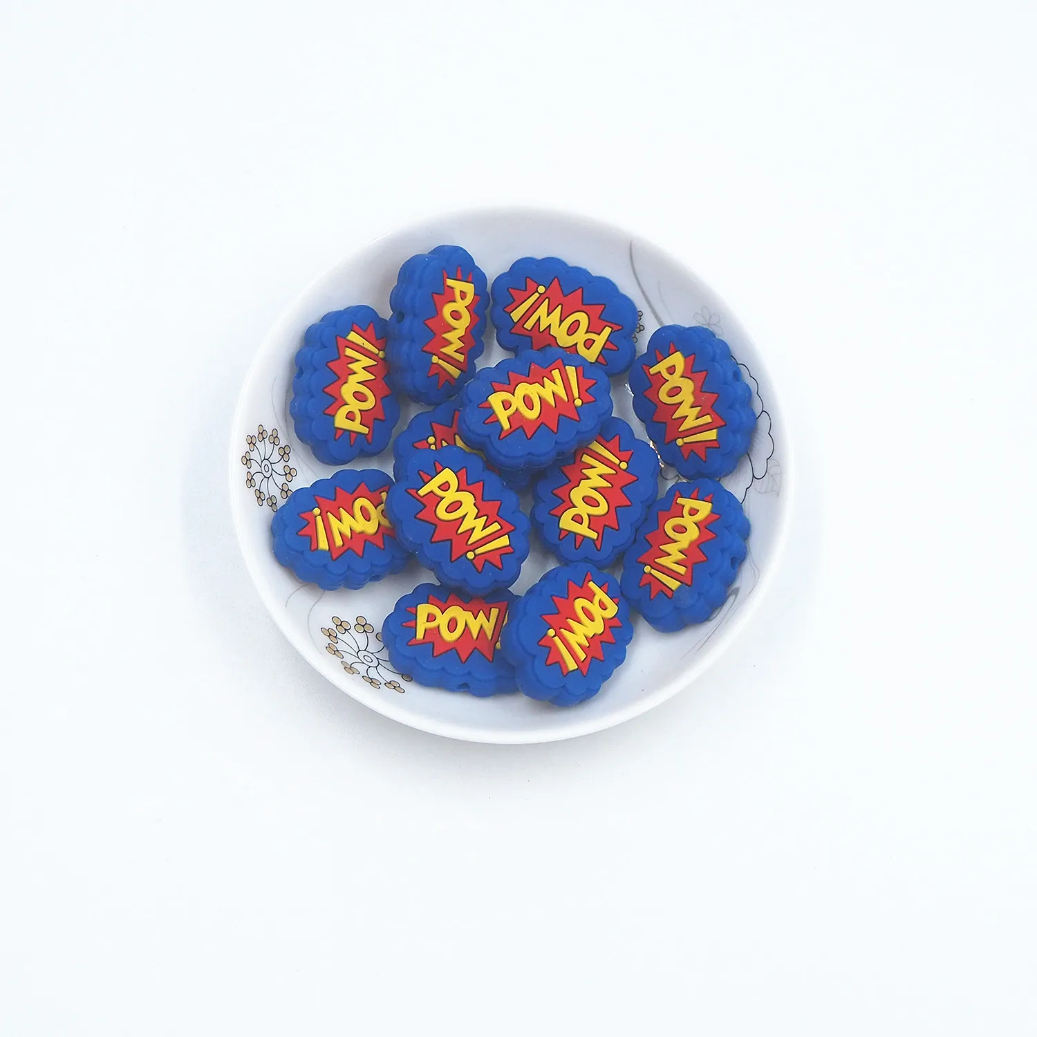 Chenkai 50PCS POW Focal Beads Silicone Charms For Pen Making Character Beads For Beadable Pen DIY Baby Pacifier Dummy Chains
Chenkai 50PCS POW Focal Beads Silicone Charms For Pen Making Character Beads For Beadable Pen DIY Baby Pacifier Dummy Chains
