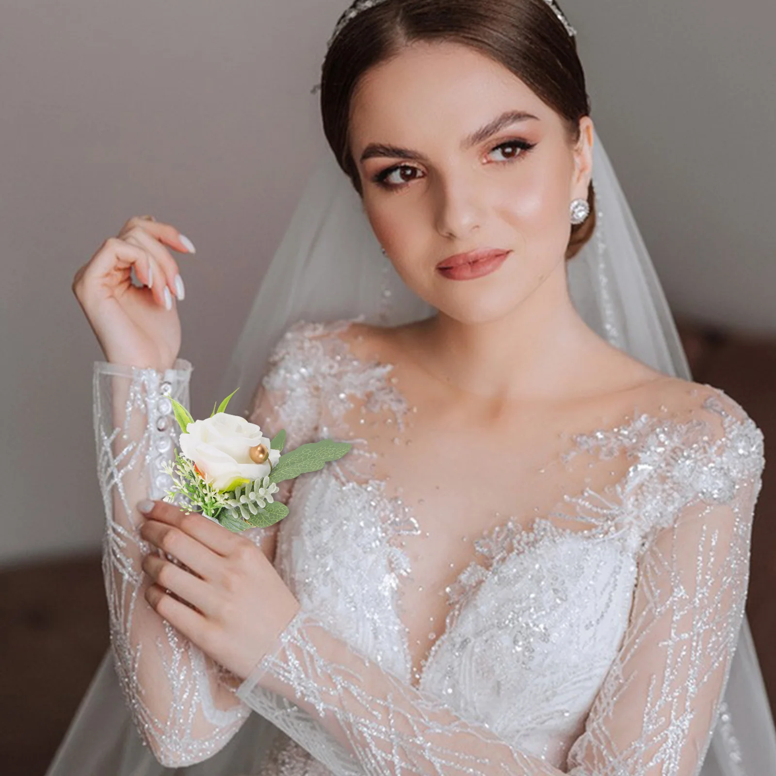 4Pcs Artificial Wedding Boutonnieres Handmade Fabric Corsage Set for Groom Best Man Bridesmaids Lapel Pin Floral Brooch Bridal
4Pcs Artificial Wedding Boutonnieres Handmade Fabric Corsage Set for Groom Best Man Bridesmaids Lapel Pin Floral Brooch Bridal