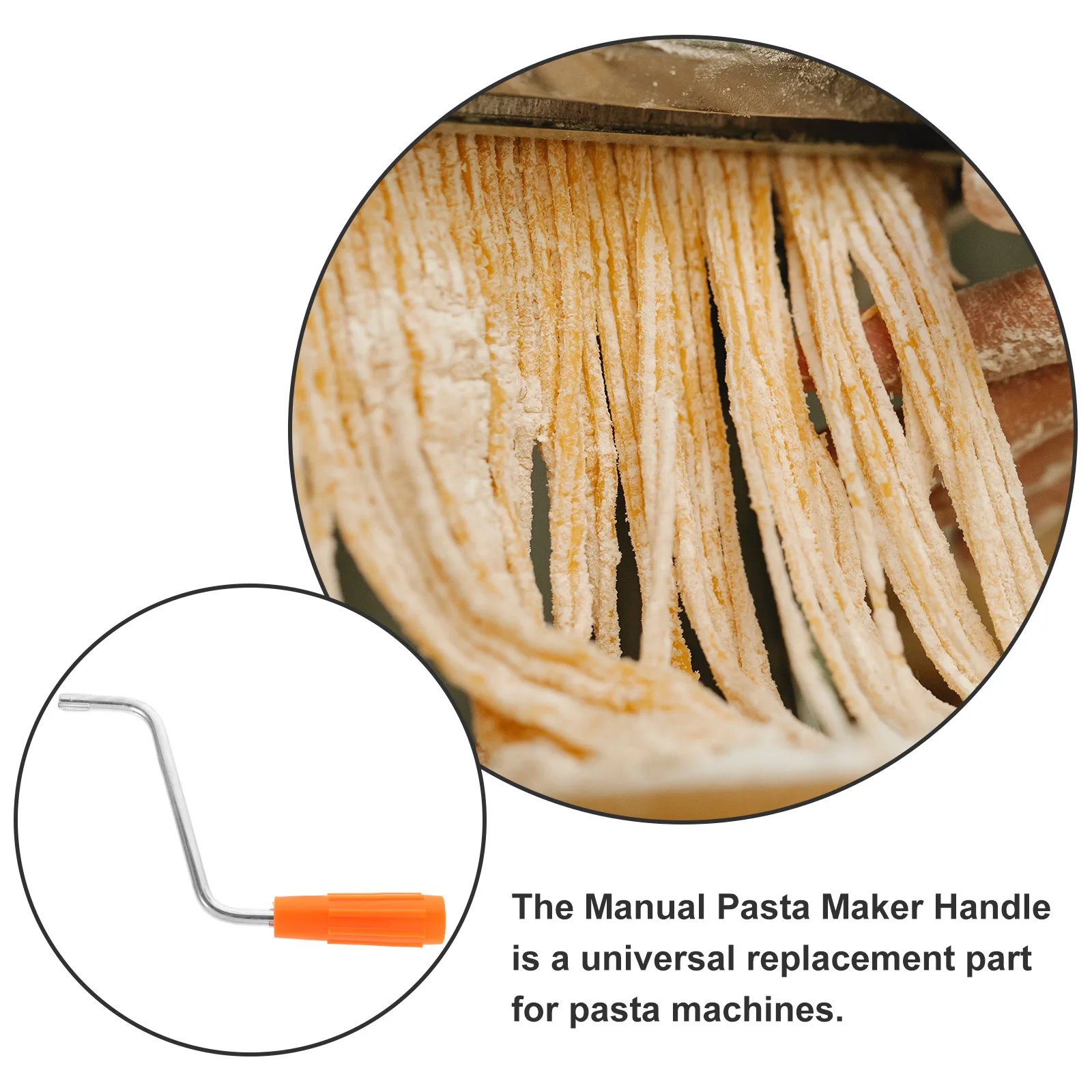 Universal Pasta Maker Handle Replacement Sturdy Noodle Making Machine Accessory Easy Install Part Pasta Maker Handle
Universal Pasta Maker Handle Replacement Sturdy Noodle Making Machine Accessory Easy Install Part Pasta Maker Handle