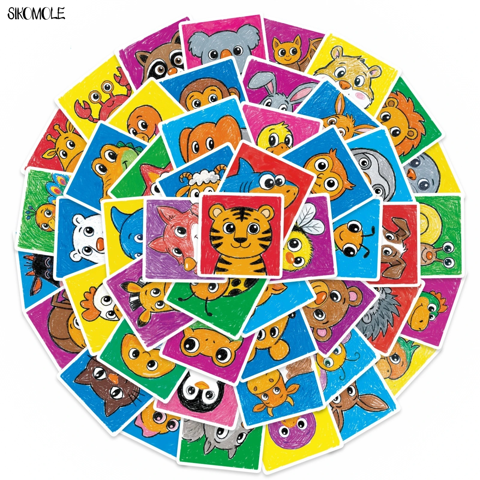 10/30/50PCS Cartoon Animals Crayon Drawing Stickers Aesthetic DIY Kids Toys Car Guitar Luggage Suitcase Decals Graffiti Sticker
10/30/50PCS Cartoon Animals Crayon Drawing Stickers Aesthetic DIY Kids Toys Car Guitar Luggage Suitcase Decals Graffiti Sticker