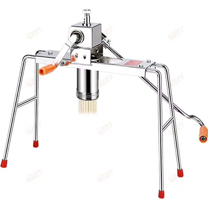 Stainless Steel Manual Pasta Machine Commercial Hand Press Noodle Maker Pressing Noodle Machine With 9 Kinds of Noodles Molds
Stainless Steel Manual Pasta Machine Commercial Hand Press Noodle Maker Pressing Noodle Machine With 9 Kinds of Noodles Molds
