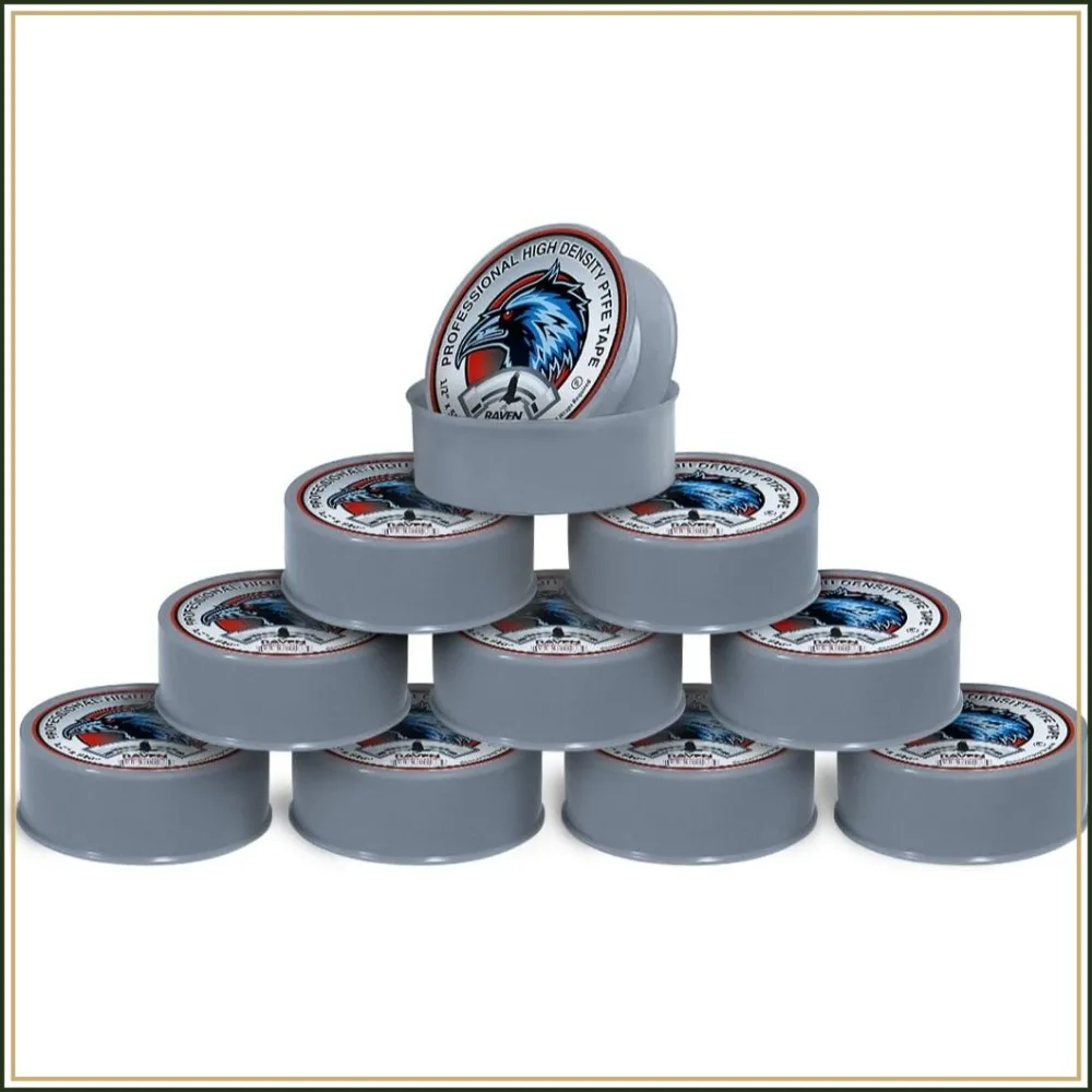PTFE Thread Seal Tape, 1/2" x 520" Gray, 10 Rolls for Plumbers
PTFE Thread Seal Tape, 1/2" x 520" Gray, 10 Rolls for Plumbers
