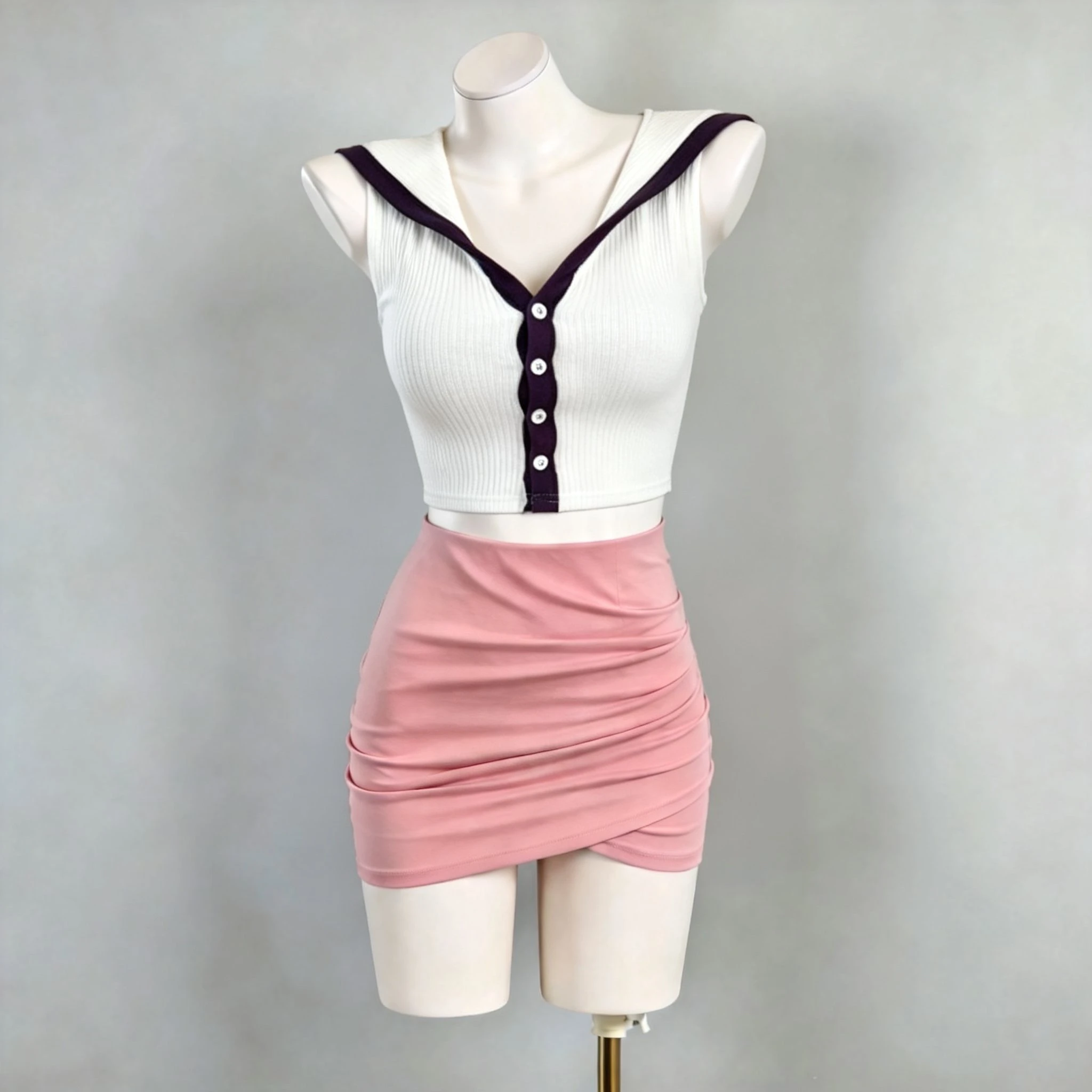 Sexy Slimming High Waist Pleated Design Elastic Half Skirt Women's Flirty Short Skirt Bodycon Style Commute Style Summer Coll...
Sexy Slimming High Waist Pleated Design Elastic Half Skirt Women's Flirty Short Skirt Bodycon Style Commute Style Summer Coll...