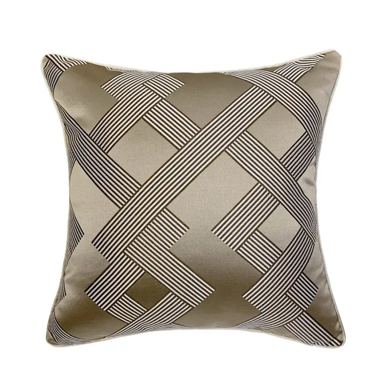 Modern Khaki Geometric Woven Jacquard Home Throw Customized Cushion Cover Decorative Square Custom Pillow Case 45 x 45 cm
Modern Khaki Geometric Woven Jacquard Home Throw Customized Cushion Cover Decorative Square Custom Pillow Case 45 x 45 cm