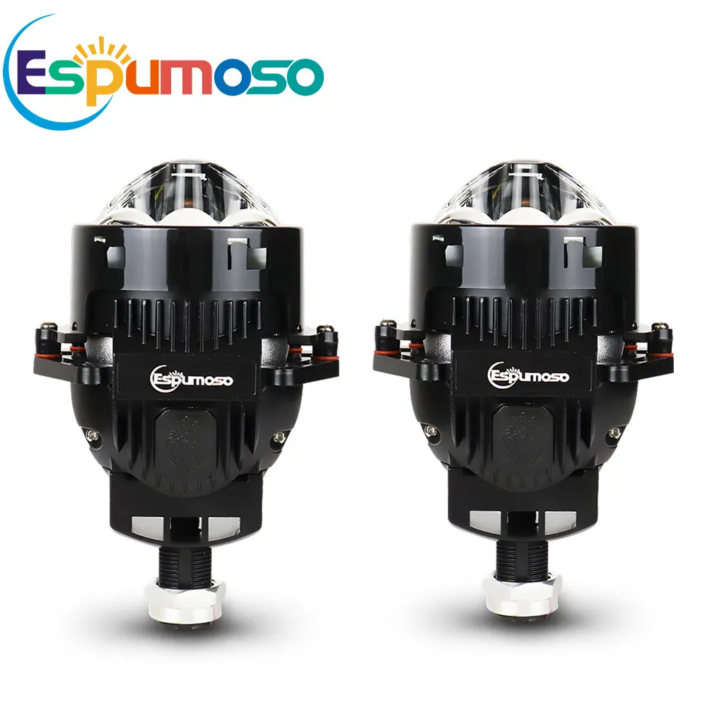 2PCS Dual Hyperboloid Bi LED 3 Lens Laser Projector Lenses Headlight 12V 24V Car Accessories Car Headlamp Retrofit Styling
2PCS Dual Hyperboloid Bi LED 3 Lens Laser Projector Lenses Headlight 12V 24V Car Accessories Car Headlamp Retrofit Styling