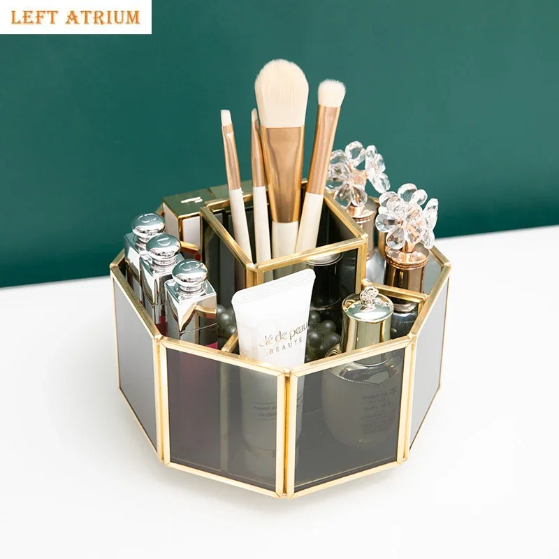 Dresser Cosmetic Storage Box Glass Jewelry Box Rotatable Storage Rack Home Shelf Jewelry Organizer Cosmetic Boxes Storage Tray
Dresser Cosmetic Storage Box Glass Jewelry Box Rotatable Storage Rack Home Shelf Jewelry Organizer Cosmetic Boxes Storage Tray