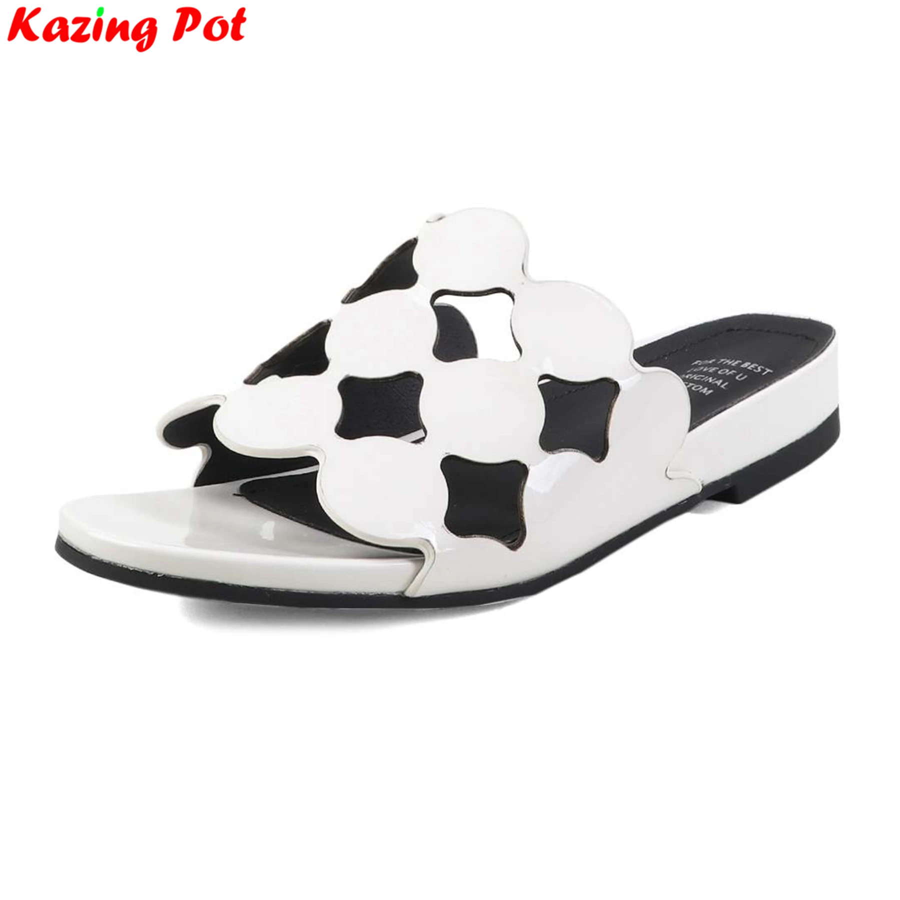 Krazing Pot Cow Split Leather Med Heels Casual Slingback Mules Platform Summer Slides Concise Hollow Luxury Ins Outside Slippers
Krazing Pot Cow Split Leather Med Heels Casual Slingback Mules Platform Summer Slides Concise Hollow Luxury Ins Outside Slippers