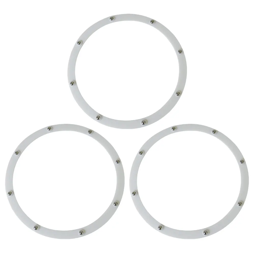 3 Pcs Ring Durable Small Turntable Ring Plastic Steel Ball Display Tray Holder Rotating Jewelry Accessories
3 Pcs Ring Durable Small Turntable Ring Plastic Steel Ball Display Tray Holder Rotating Jewelry Accessories