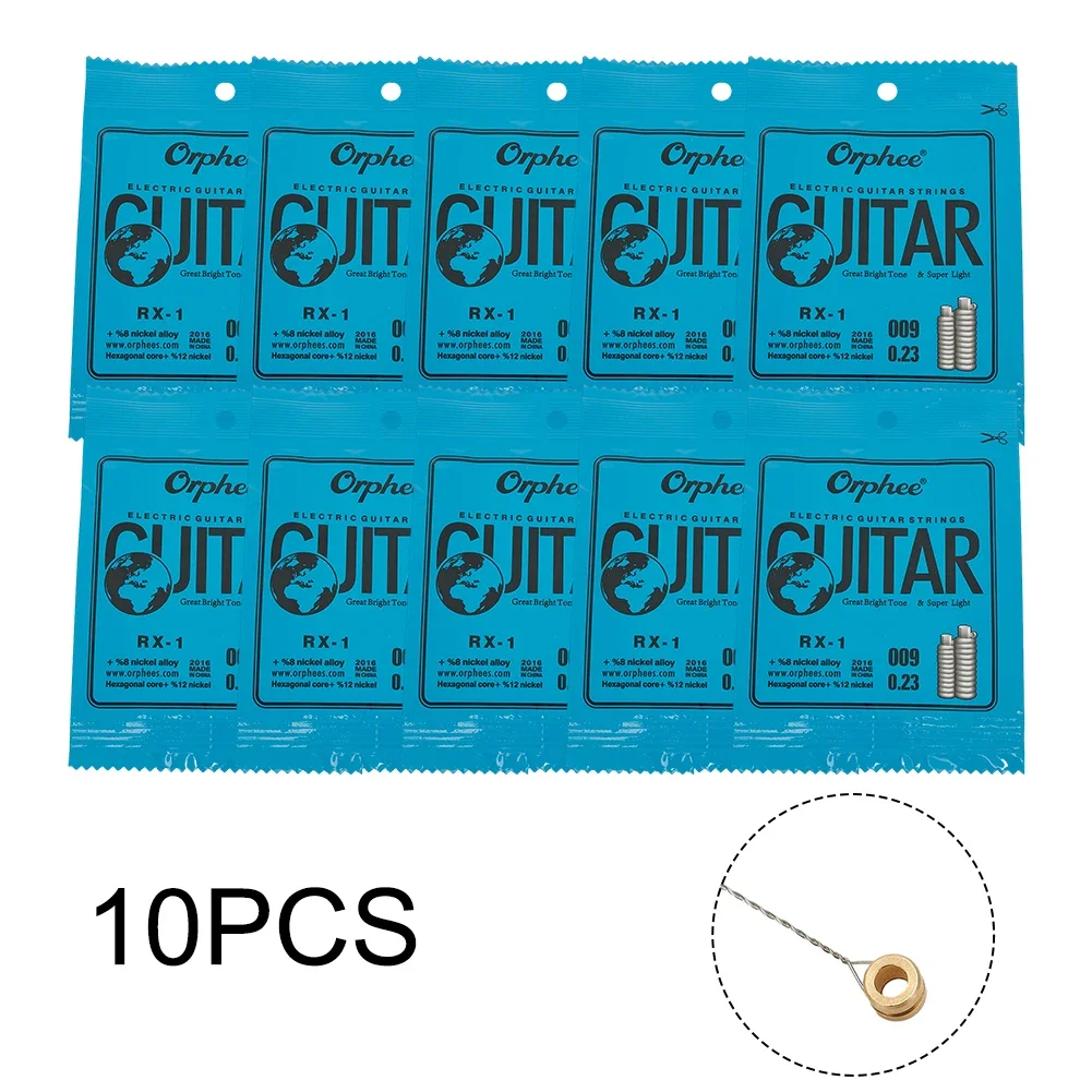 E-String Guitar String Orphee Single Strings Replacement 10PCS For Electric Guitar Guitar Parts High-carbon Steel
E-String Guitar String Orphee Single Strings Replacement 10PCS For Electric Guitar Guitar Parts High-carbon Steel