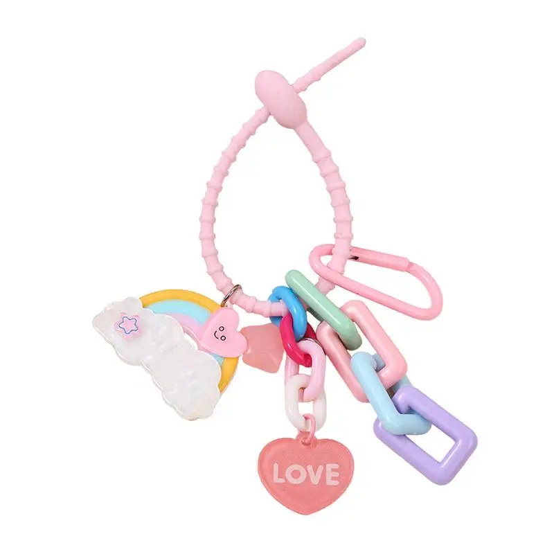Rainbow Keychain Colorful Chain Pendant Cute Heart Star Rainbow Charm Backpack Keychains For Girls Bag Backpack Pendant Keychain
Rainbow Keychain Colorful Chain Pendant Cute Heart Star Rainbow Charm Backpack Keychains For Girls Bag Backpack Pendant Keychain