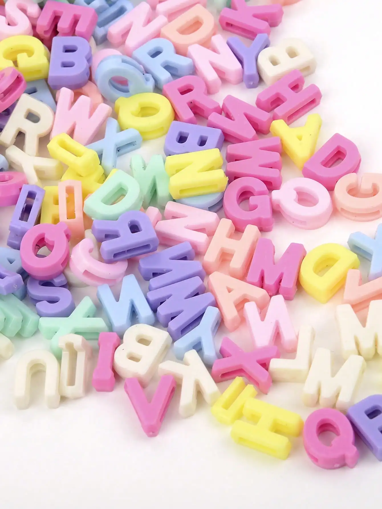 100pcs Acrylic Letter Alphabet Charms Pendants For DIY Necklace Jewelry Making Eyeglass Lanyard Crafts Findings Accessories(Random Letters)
100pcs Acrylic Letter Alphabet Charms Pendants For DIY Necklace Jewelry Making Eyeglass Lanyard Crafts Findings Accessories(Random Letters)