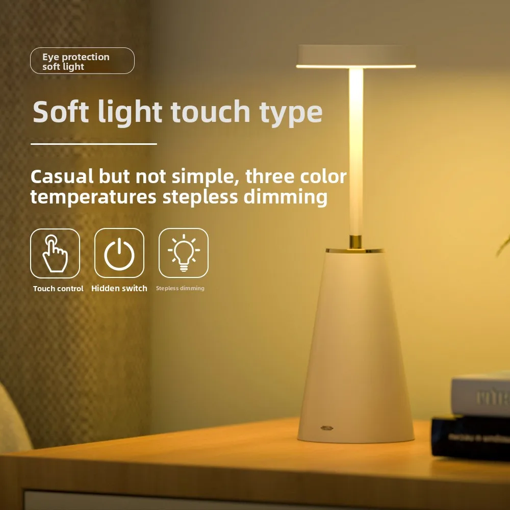 Creative LED Wireless Table Lamp, USB Rechargeable Minimalist Metal Ambiance Lamp for Living Room, Bedroom
Creative LED Wireless Table Lamp, USB Rechargeable Minimalist Metal Ambiance Lamp for Living Room, Bedroom