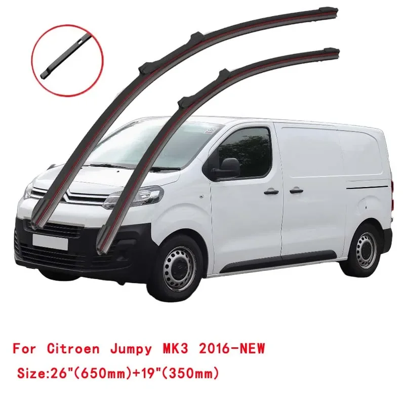 For Citroen Jumpy MK1 MK2 MK3 1994-2024 Car Windshield Wiper Blade Front Windscreen Brushes Washer Accessories Window Cleaning
For Citroen Jumpy MK1 MK2 MK3 1994-2024 Car Windshield Wiper Blade Front Windscreen Brushes Washer Accessories Window Cleaning