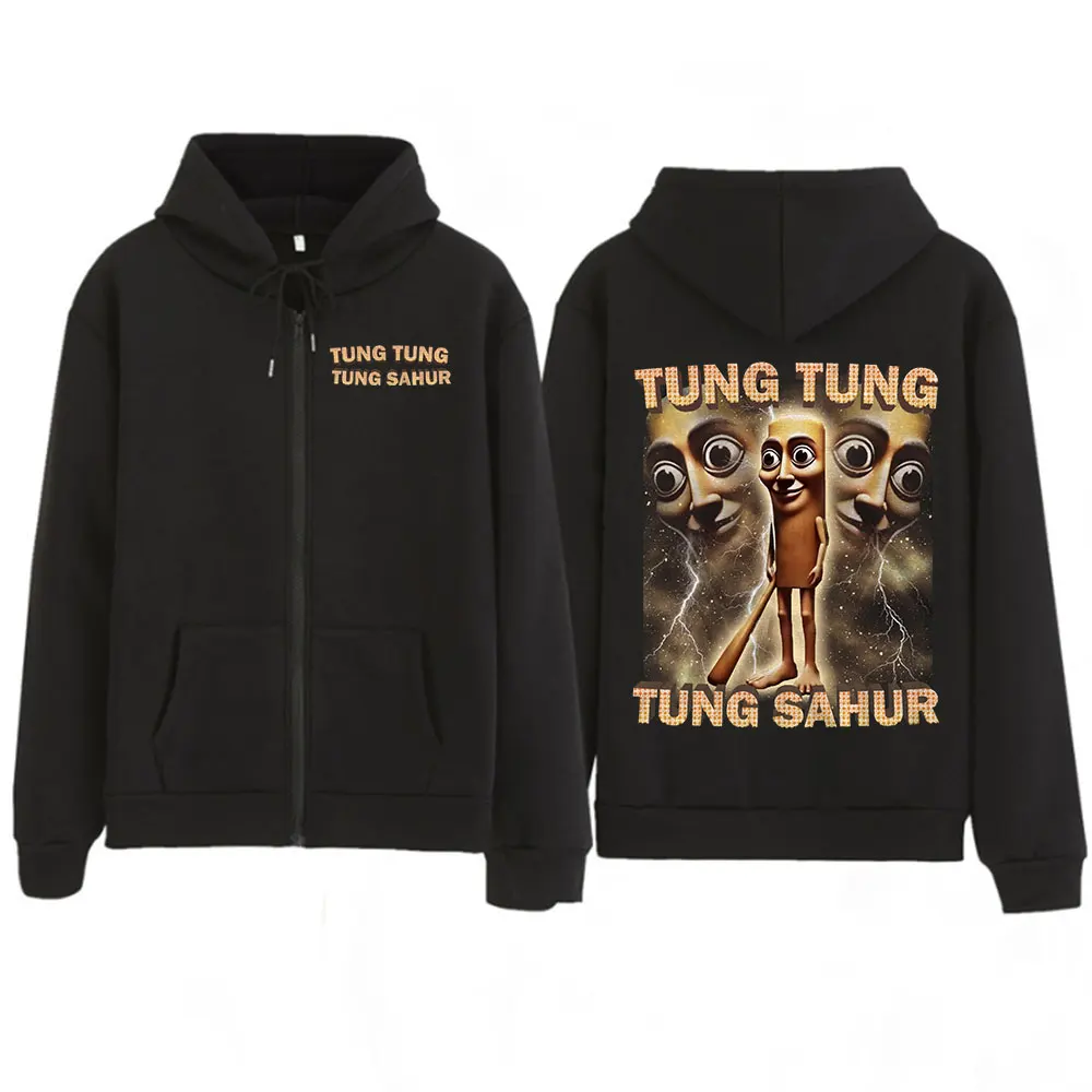 Tung Tung Tung Sahur Funny Baseball Bat Meme Zipper Hoodies Italian Brainrot Men Women Fashion Vintage Zip Up Sweatshirt Jackets
Tung Tung Tung Sahur Funny Baseball Bat Meme Zipper Hoodies Italian Brainrot Men Women Fashion Vintage Zip Up Sweatshirt Jackets