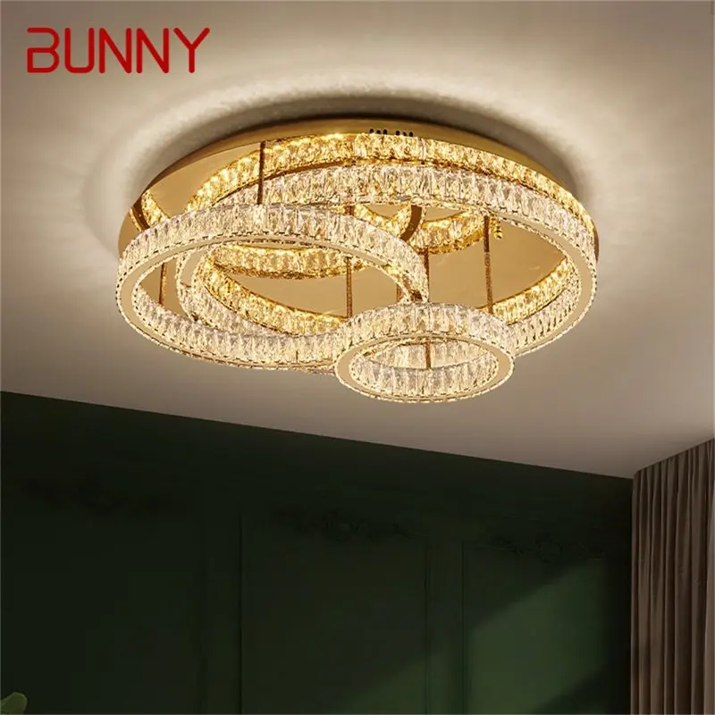 BUNNY Nordic Modern Ceiling Lamps LED Crystal Decorative Lighting Fixture For Home Bedroom
BUNNY Nordic Modern Ceiling Lamps LED Crystal Decorative Lighting Fixture For Home Bedroom