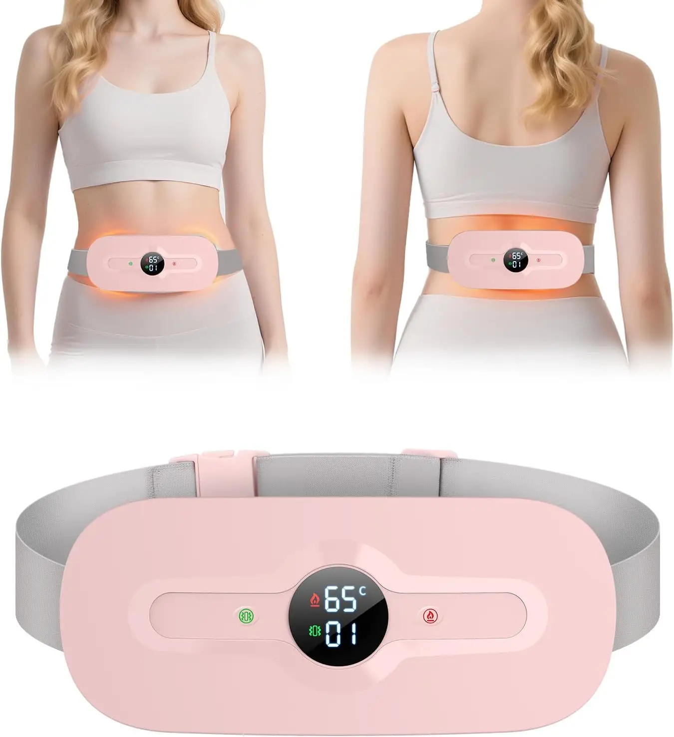 Women Menstrual Heating Pads Effective Hot Compress Period Relief Belt Rechargeable Heated Waist Massager Gifts for Female
Women Menstrual Heating Pads Effective Hot Compress Period Relief Belt Rechargeable Heated Waist Massager Gifts for Female
