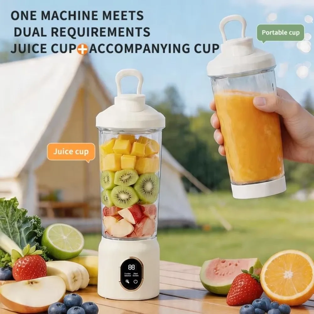 USB Rechargeable Portable Electric Juicer 600ML Capacity Cordless Fruit Blender Plastic Digital Display Auto Juicing Cup
USB Rechargeable Portable Electric Juicer 600ML Capacity Cordless Fruit Blender Plastic Digital Display Auto Juicing Cup