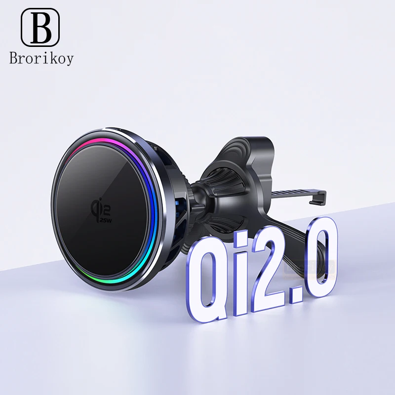 Qi2.2 Магнитное беспроводное автомобильное зарядное устройство Вентиляционное отверстие 25 Вт RGB Адаптер для быстрой зарядки Автомобильное крепление для телефона для iPhone 17 16 15 Pro Max
Qi2.2 Магнитное беспроводное автомобильное зарядное устройство Вентиляционное отверстие 25 Вт RGB Адаптер для быстрой зарядки Автомобильное крепление для телефона для iPhone 17 16 15 Pro Max