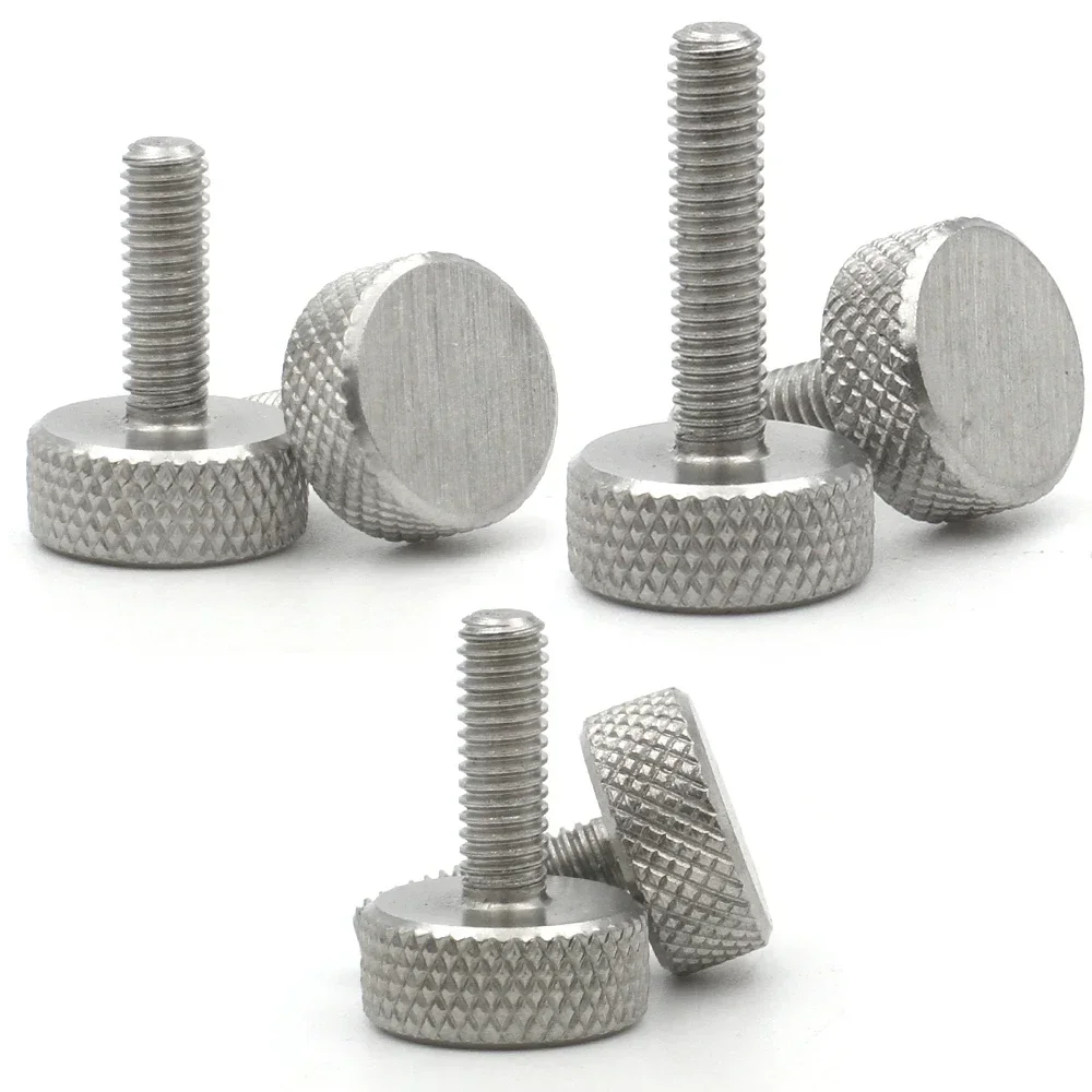 1/2/5pcs M2 M2.5 M3 M4 M5 M6 M8 M10 304 Stainless Steel Knurl Flat Head Hand Tighten Curtain Wall Glass Thumb Screw Bolt DIN653
1/2/5pcs M2 M2.5 M3 M4 M5 M6 M8 M10 304 Stainless Steel Knurl Flat Head Hand Tighten Curtain Wall Glass Thumb Screw Bolt DIN653