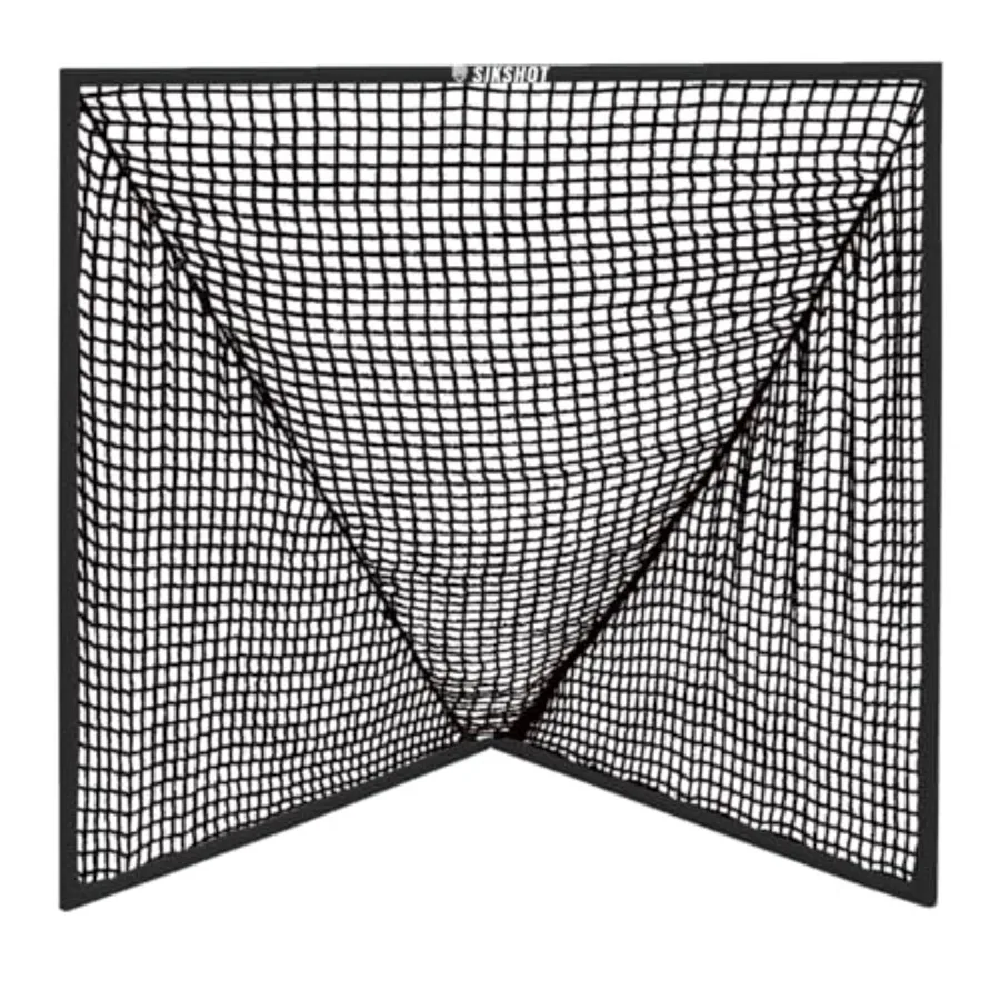 Sikshot Lacrosse Goal for outdoor training, durable steel frame, black finish, weather-resistant and portable design
Sikshot Lacrosse Goal for outdoor training, durable steel frame, black finish, weather-resistant and portable design