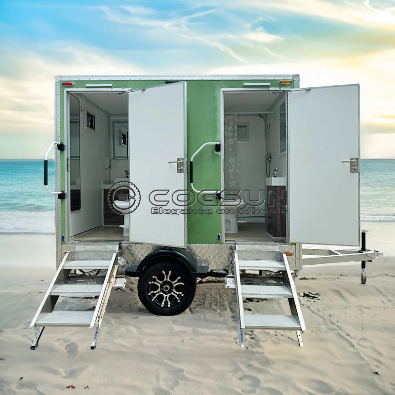 Heavy-Duty Corrosion Resistant Marine Grade Portable Bathroom Trailer for Coastal Weddings and Beachfront Resorts
Heavy-Duty Corrosion Resistant Marine Grade Portable Bathroom Trailer for Coastal Weddings and Beachfront Resorts