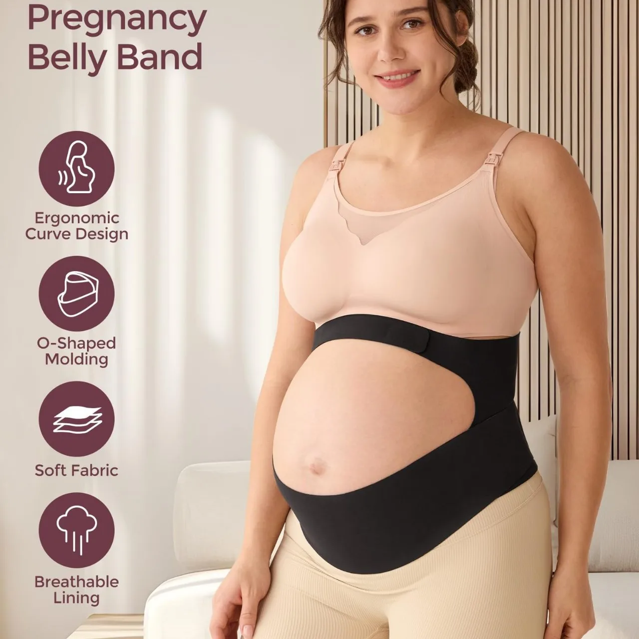 Pregnancy Belly Band, CozySupport Ergonest Maternity Belly Band, Invisible Pregnancy Belt
Pregnancy Belly Band, CozySupport Ergonest Maternity Belly Band, Invisible Pregnancy Belt