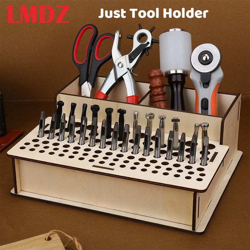 LMDZ 1PcsWood Storage Box Leather Tool Storage Holder Painting Brush Tool Storage Rack Multifunction Leathercraft Tools Holder
LMDZ 1PcsWood Storage Box Leather Tool Storage Holder Painting Brush Tool Storage Rack Multifunction Leathercraft Tools Holder