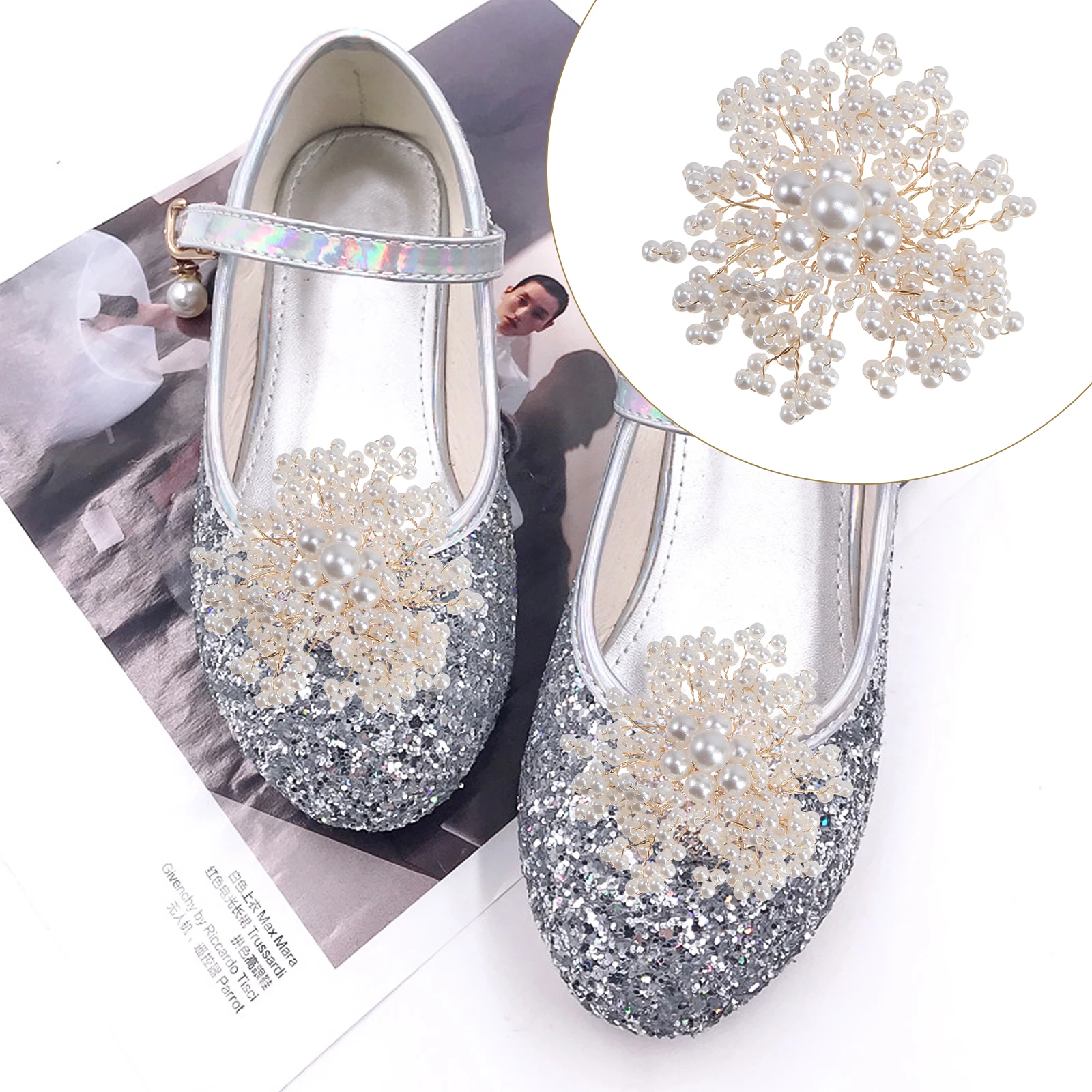 1 Pair Shoe Pearl Ornaments Elegant Diy Decor Durable Accessories For Flat High Heel Shoes Jewelry Components Handmade Crafts
1 Pair Shoe Pearl Ornaments Elegant Diy Decor Durable Accessories For Flat High Heel Shoes Jewelry Components Handmade Crafts