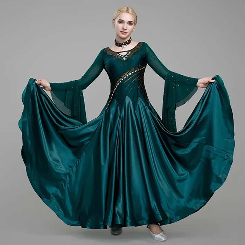 Women's Modern Dance Performance Dress Ballroom Tango Waltz Party Swing Costumes Big Size Available
Women's Modern Dance Performance Dress Ballroom Tango Waltz Party Swing Costumes Big Size Available