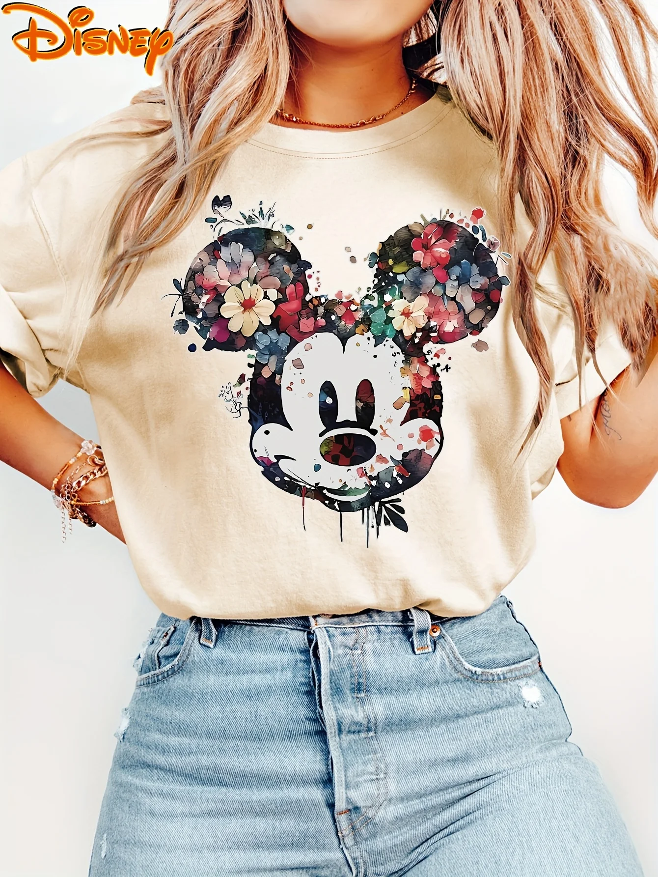 Disney Mickey Mouse T-shirt - Retro casual men's and women's short sleeved top for spring and summer cartoon print sports
Disney Mickey Mouse T-shirt - Retro casual men's and women's short sleeved top for spring and summer cartoon print sports