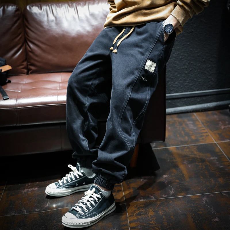 Loose Fit Men's Spring Elastic Waist Cargo Pants American Style Jeans Harlan Trousers Casual Wear Youth Trend Cotton Polyeste...
Loose Fit Men's Spring Elastic Waist Cargo Pants American Style Jeans Harlan Trousers Casual Wear Youth Trend Cotton Polyeste...