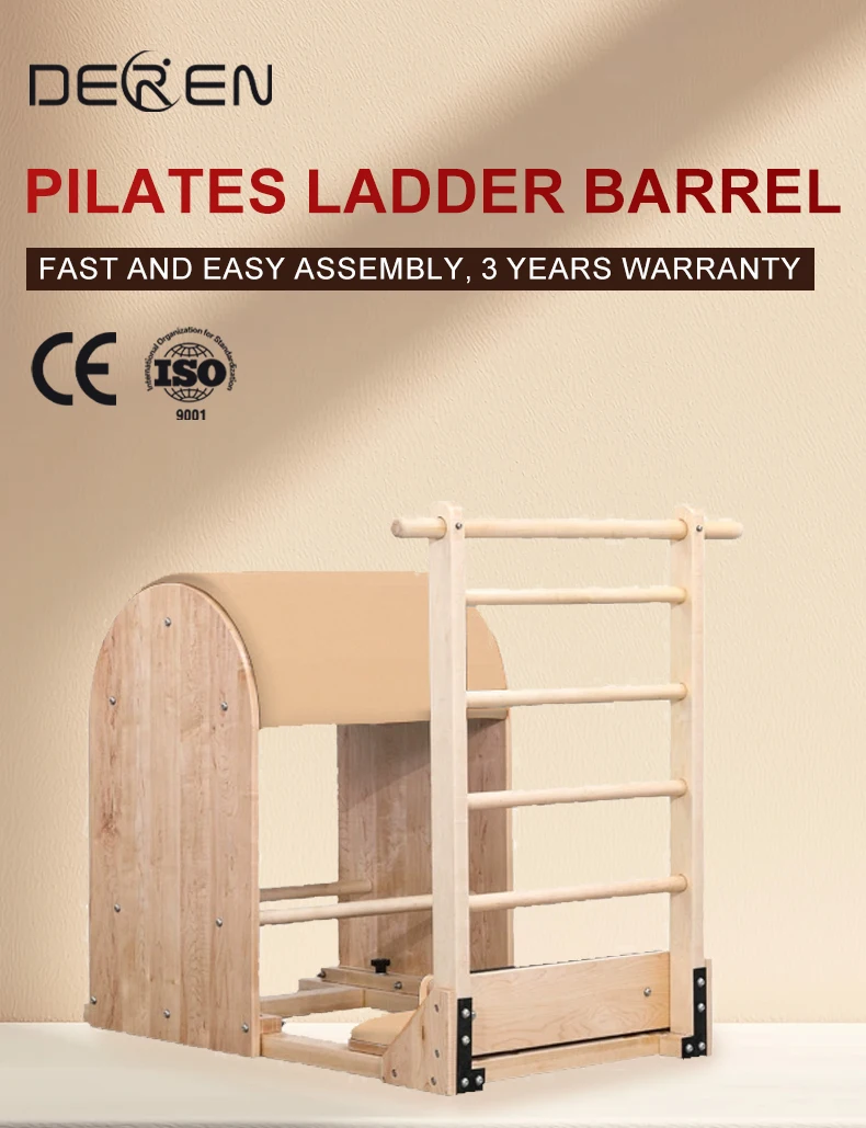 Durable Portable Eco-Friendly Wood Ladder Barrel Pilates Yoga Body Workout Equipment for Home Use-3-Year Warranty Deren T66-f
Durable Portable Eco-Friendly Wood Ladder Barrel Pilates Yoga Body Workout Equipment for Home Use-3-Year Warranty Deren T66-f