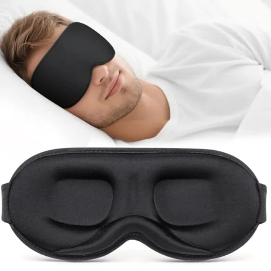 Sleep Mask for Men Women - 100% out Eye Masks for Sleep - 3D Soft Sleeping Mask for Side Sleepers - Zero Pressure Lash Extensio
Sleep Mask for Men Women - 100% out Eye Masks for Sleep - 3D Soft Sleeping Mask for Side Sleepers - Zero Pressure Lash Extensio