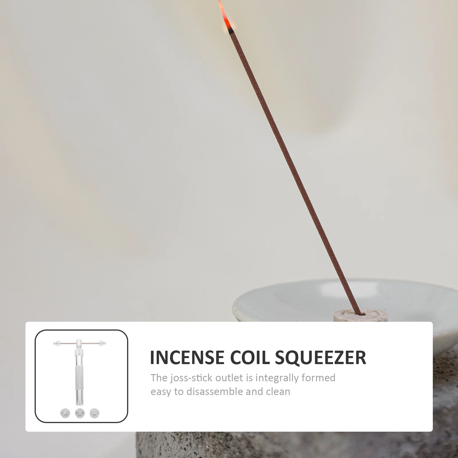 1Set Professional Incense Coil Maker Premium Manual Extruder for Mud Incense Stick Shaping Ergonomic Design Easy to Use
1Set Professional Incense Coil Maker Premium Manual Extruder for Mud Incense Stick Shaping Ergonomic Design Easy to Use