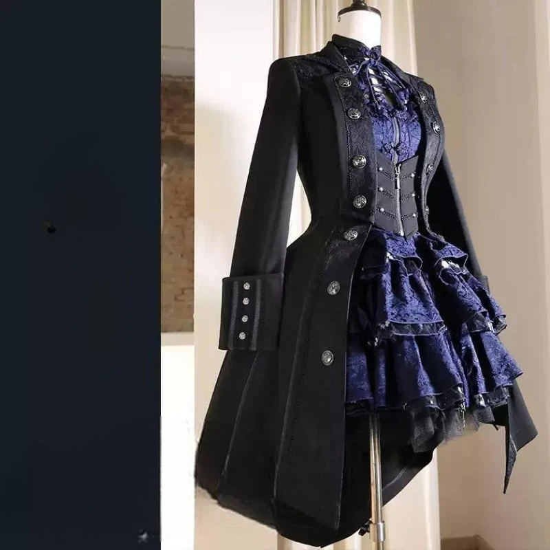 Original Batwing Trench Coat Long Coat Retro Black Gothic Lolita Gay Style Jackets Long Sleeves Buttons Design Clothing Trendy
Original Batwing Trench Coat Long Coat Retro Black Gothic Lolita Gay Style Jackets Long Sleeves Buttons Design Clothing Trendy
