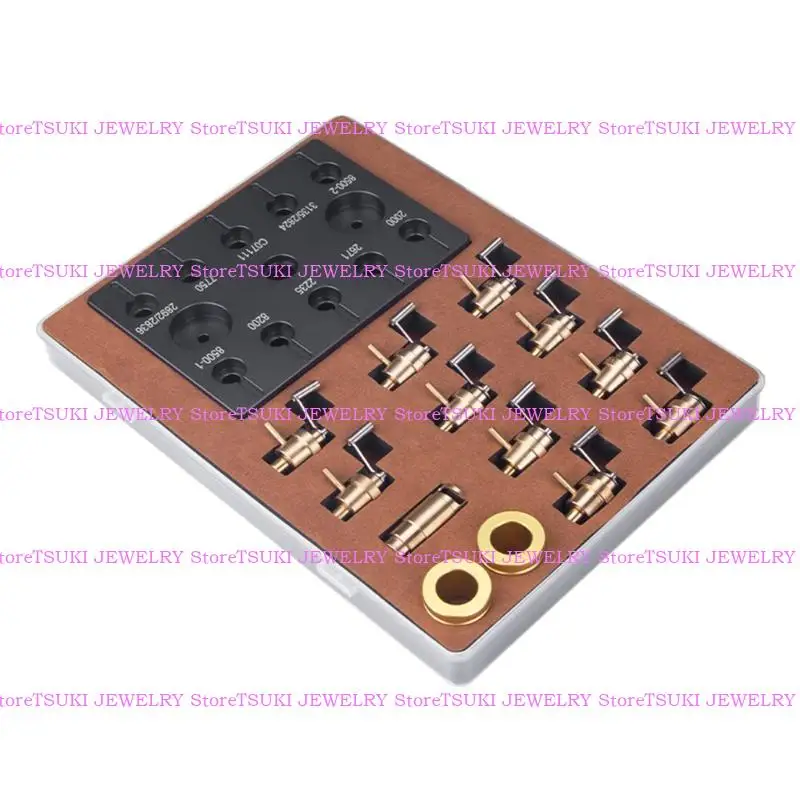 62KE 10in1 Mainspring Winder Replacement Barrels Kits for Mechanical Watch Repairing
62KE 10in1 Mainspring Winder Replacement Barrels Kits for Mechanical Watch Repairing