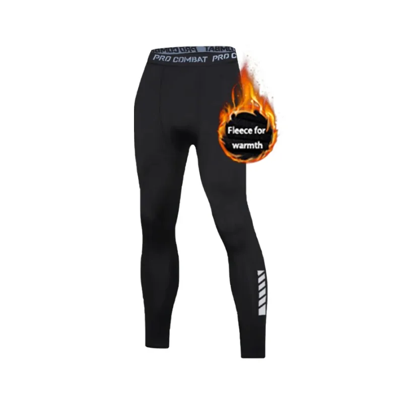 New Men's tight and warm sports leggings, quick drying compression fitness pants, and sportswear for autumn and winter
New Men's tight and warm sports leggings, quick drying compression fitness pants, and sportswear for autumn and winter