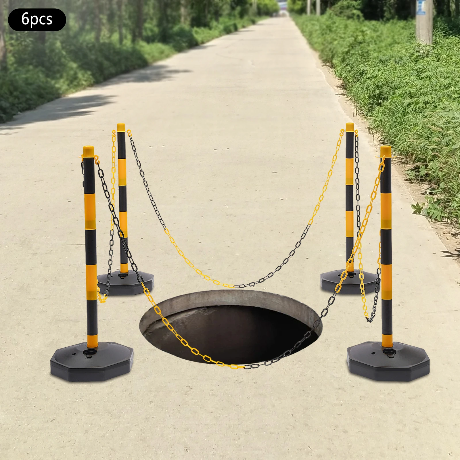 6 шт. барьеров для стоек и звеньев цепи, регулируемые стойки для делителя движения, портативные барьеры для цепей, с пластиковой цепью длиной 5 футов
6 шт. барьеров для стоек и звеньев цепи, регулируемые стойки для делителя движения, портативные барьеры для цепей, с пластиковой цепью длиной 5 футов