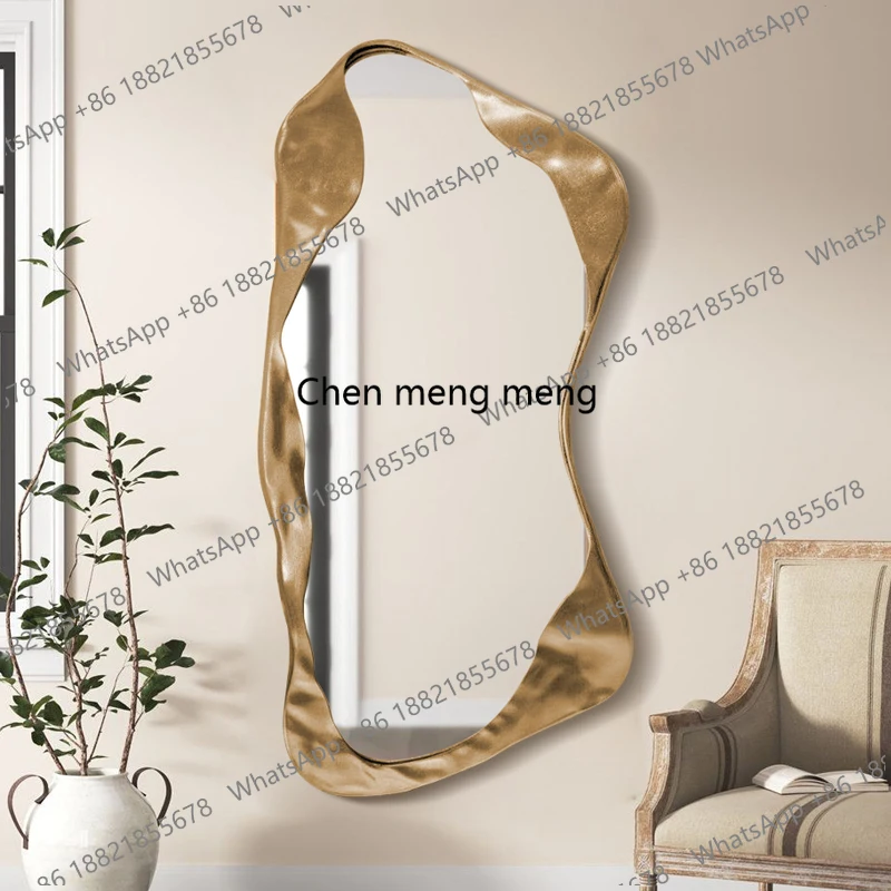 Light Luxury Mirror Wall Vintage Frame Abnormity Irregular Mirror High End Dressing Home Decorations Gold Spiegel Wand Design
Light Luxury Mirror Wall Vintage Frame Abnormity Irregular Mirror High End Dressing Home Decorations Gold Spiegel Wand Design