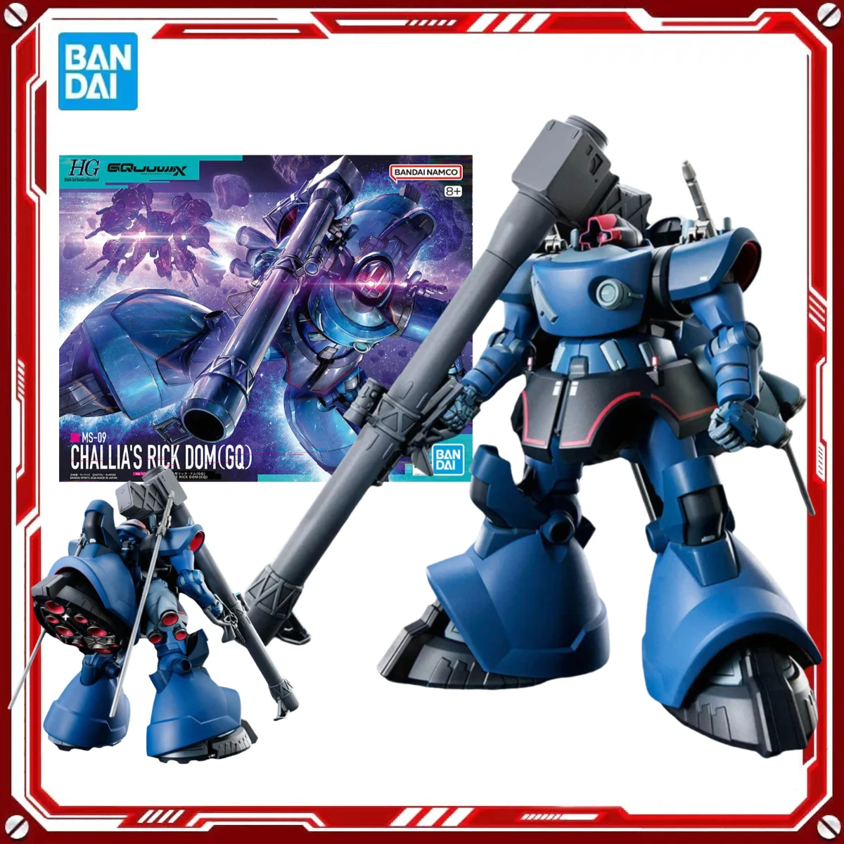 Конструктор Bandai Gundam Model Kit HG GQuuuuuuX - Фигурка Чаллии Рика Дома GQ, набор для сборки Gunpla, коллекционные аниме-игрушки для мальчиков
Конструктор Bandai Gundam Model Kit HG GQuuuuuuX - Фигурка Чаллии Рика Дома GQ, набор для сборки Gunpla, коллекционные аниме-игрушки для мальчиков
