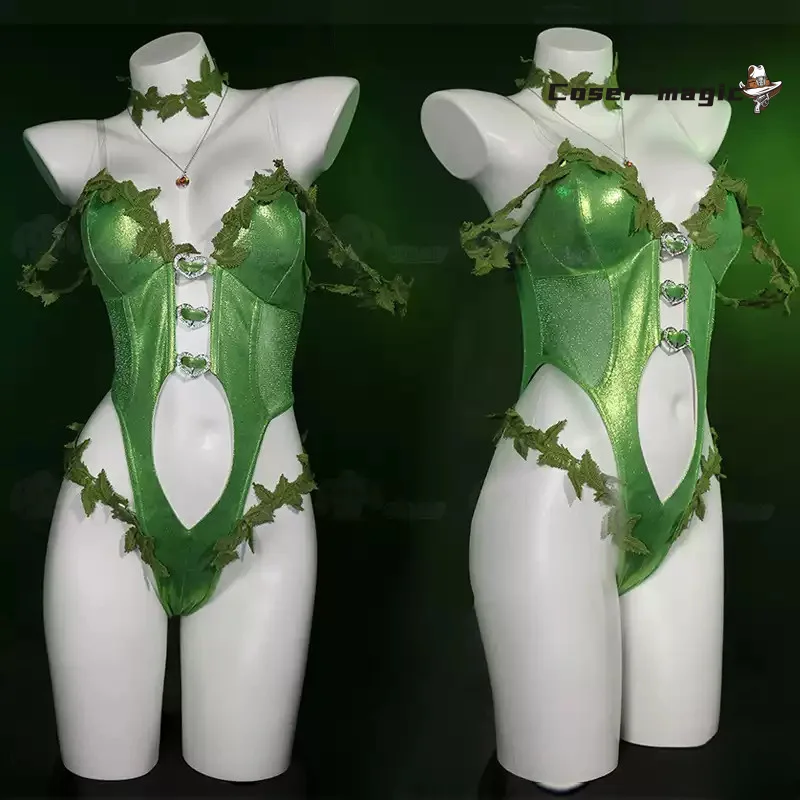 Костюм для косплея Pamela Lillian Isley — боди Green Leaf с ботаническими деталями
Костюм для косплея Pamela Lillian Isley — боди Green Leaf с ботаническими деталями
