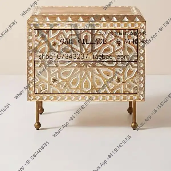 Zx French Solid Wood Furniture, Retro Solid Wood Carving Flower Bedside Table, Handmade Alalon Bedside Table
Zx French Solid Wood Furniture, Retro Solid Wood Carving Flower Bedside Table, Handmade Alalon Bedside Table