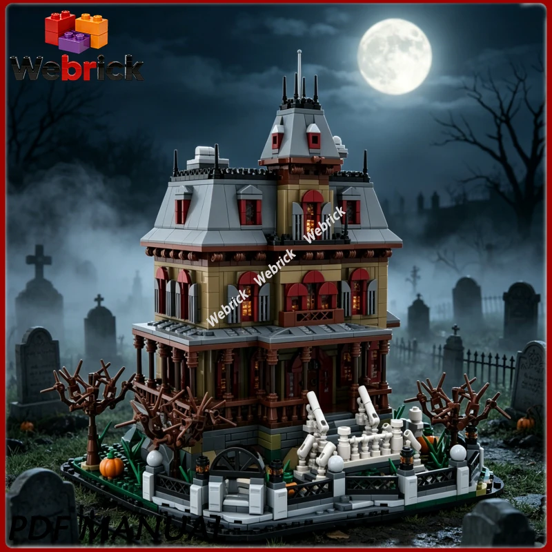 European Manor House MOC Bricks Vintage Medieval Mansion Building Model Detailed Structure Assembly Decor Gift
European Manor House MOC Bricks Vintage Medieval Mansion Building Model Detailed Structure Assembly Decor Gift