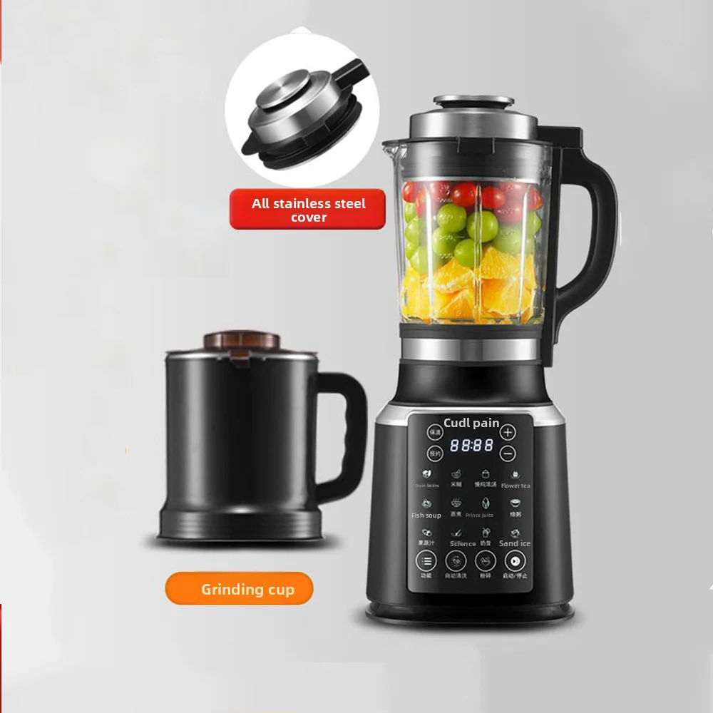Fully Automatic 2-in-1 Stainless Steel Juicer Wall Breaker Household Fruit Vegetable Blender Variable Speed Heating Function USB
Fully Automatic 2-in-1 Stainless Steel Juicer Wall Breaker Household Fruit Vegetable Blender Variable Speed Heating Function USB