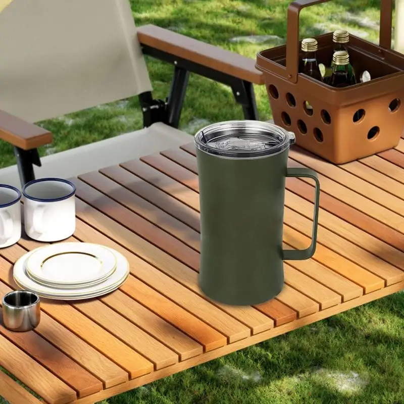 Insulated Tumbler With Handle Portable Drinking Cup With Lid Splash Proof 600ml Thermal Tumbler For Hot And Cold Beverages
Insulated Tumbler With Handle Portable Drinking Cup With Lid Splash Proof 600ml Thermal Tumbler For Hot And Cold Beverages