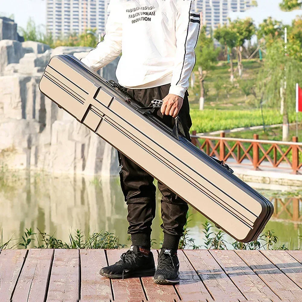 New Outdoor Fishing Bag High-strength Hard Shell Rod Bags Waterproof Backpack Sea Carp Fishing Equipment Storage Case
New Outdoor Fishing Bag High-strength Hard Shell Rod Bags Waterproof Backpack Sea Carp Fishing Equipment Storage Case