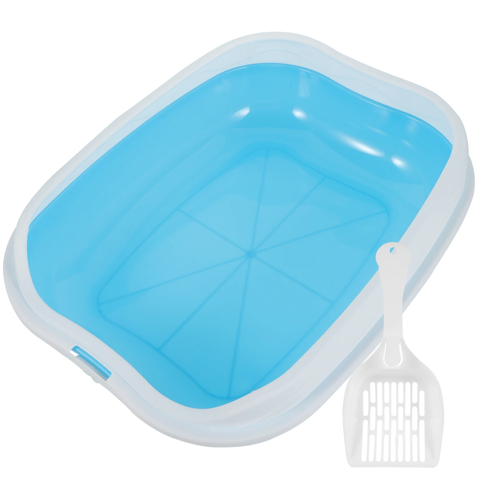 Sand House for Cats Semi-enclosed Litter Pot Kitten Tray Poo Toilet Sky-blue Plastic
Sand House for Cats Semi-enclosed Litter Pot Kitten Tray Poo Toilet Sky-blue Plastic