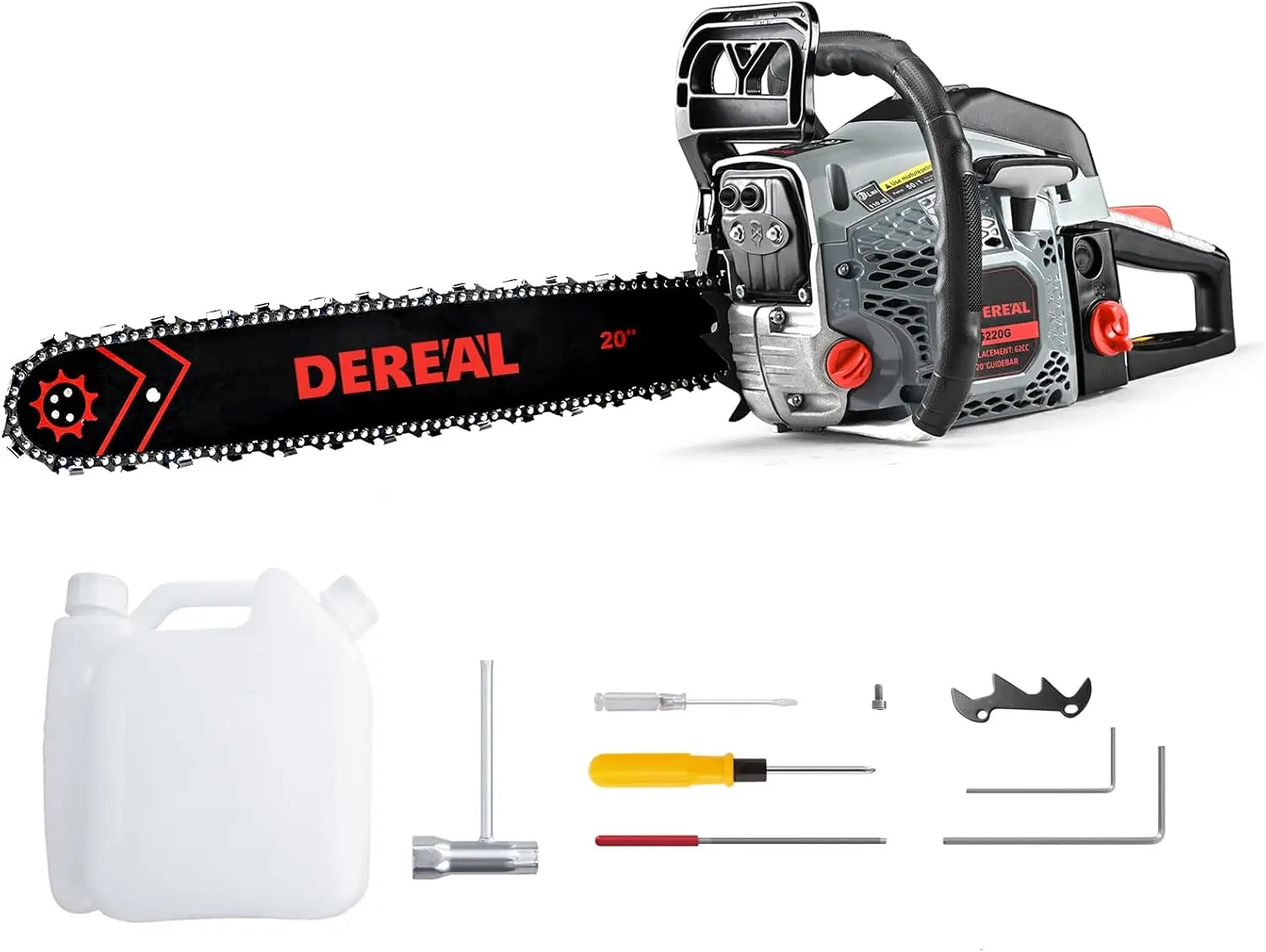 Gas Chainsaws 20 Inch 62CC Gas Powered Chainsaw 3.4HP 2 Stroke Engine Gas Power Chain Saw for Cutting Wood Outdoor Garden Farm H
Gas Chainsaws 20 Inch 62CC Gas Powered Chainsaw 3.4HP 2 Stroke Engine Gas Power Chain Saw for Cutting Wood Outdoor Garden Farm H