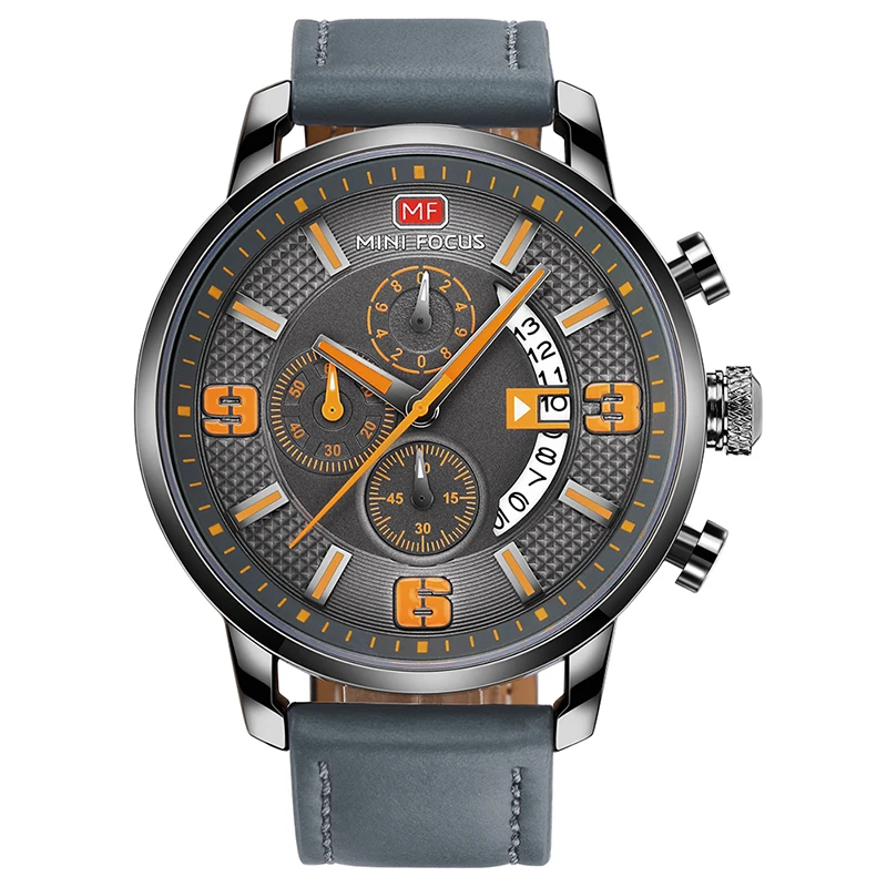 MINI FOCUS Extra Large Dial Multi Functional Mens Watches Leather Strap Waterproof Watch Top Brand Luxury Quartz Exquisite
MINI FOCUS Extra Large Dial Multi Functional Mens Watches Leather Strap Waterproof Watch Top Brand Luxury Quartz Exquisite